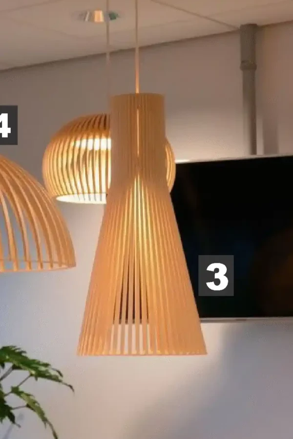Lámparas Deco Cónica – Pintadas Oxido